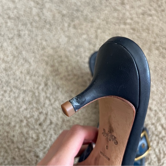 Coach Margot sandal in signature denim - Picture 3 of 3